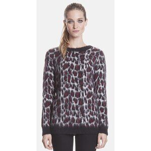 Sandro | Leopard Knit Sweater